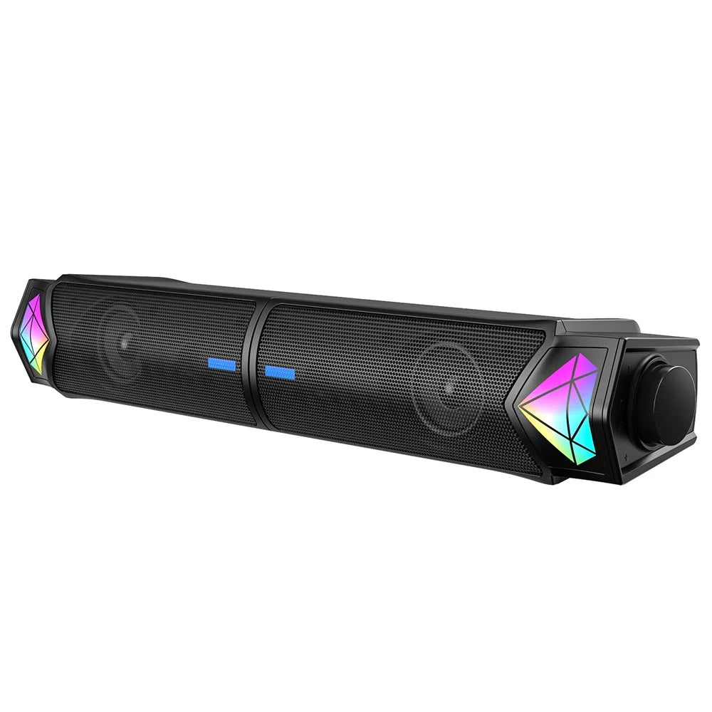 ONIKUMA L1 Wired Desktop Speaker RGB Light Stereo Music Subwoofer Support Bluetooth-compatible Connection - 1