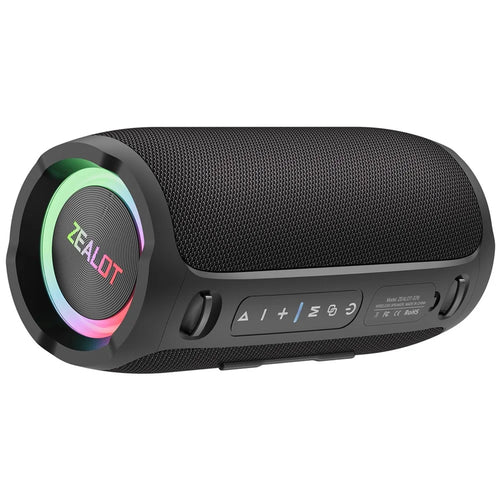 ZEALOT S76 50W Portable Bluetooth-compatible Speaker Waterproof Wireless Stereo Music Subwoofer - Black - 1