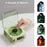 Vinyl Record Player Wireless Bluetooth-compatible Speaker Sleep Aid with Clock and Projection Light - Green - 2