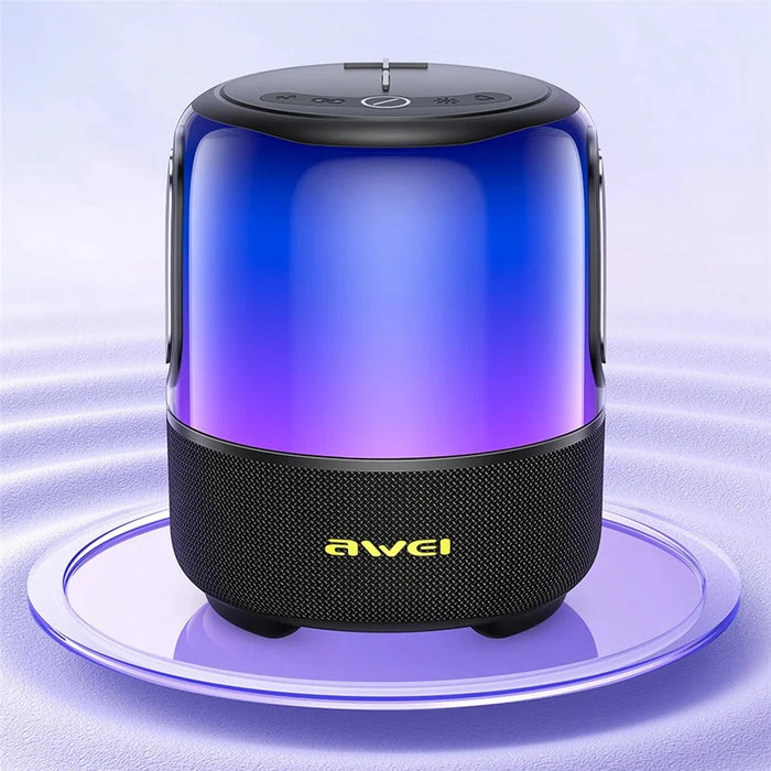 AWEI Y680 Bluetooth-compatible Speaker IPX5 Waterproof Outdoor TWS Subwoofer with 7-Color Light - 3
