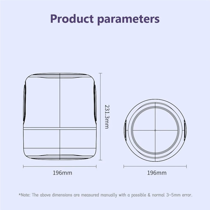 AWEI Y680 Bluetooth-compatible Speaker IPX5 Waterproof Outdoor TWS Subwoofer with 7-Color Light - 7