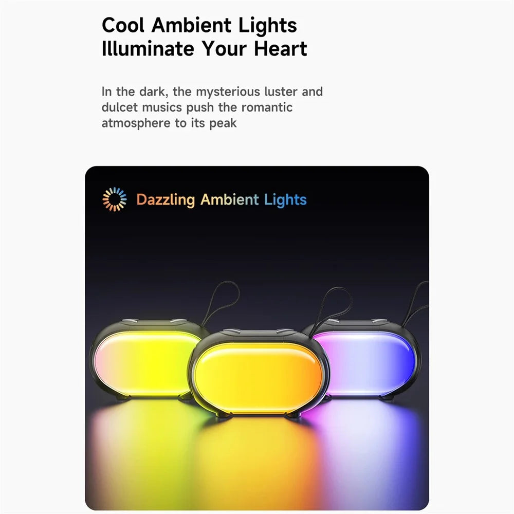 AWEI KA1 Bluetooth-compatible Speaker with RGB Light Surround Sound Waterproof Subwoofer - 4