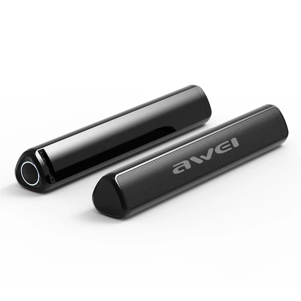 AWEI Y333 Bluetooth-compatible TWS Pairing TV Soundbar Wireless Speaker Stereo Bass Sound Subwoofer - 1