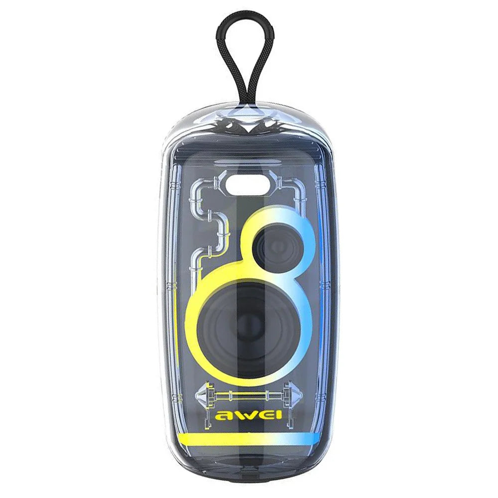 AWEI KA32 Waterproof Bluetooth-compatible Speaker TWS Pairing Music Player Subwoofer with Colorful Light - 1