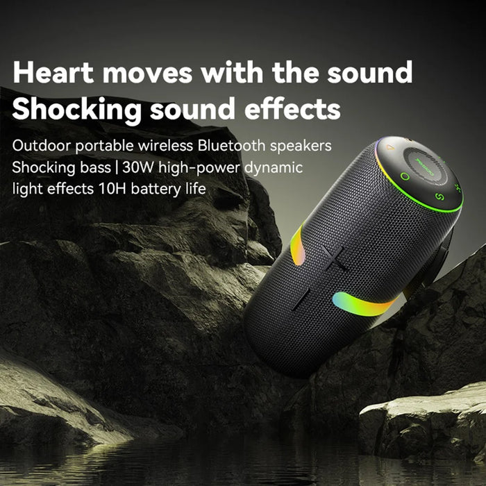 YESIDO YSW22 Portable Bluetooth-compatible Speaker RGB Light Waterproof Wireless Music Subwoofer - 2