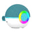 T97 Children Karaoke Machine Bluetooth-compatible Speaker Subwoofer with 1 Microphone - Green - 3