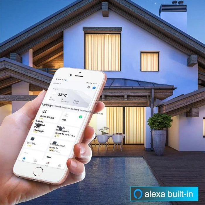W35 Infrared Smart Speaker AI Voice Interaction 9 Countries Voice Smart Speaker Built-In Alexa Voice Platform - 6