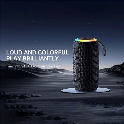 REMAX RB-M82 Wireless Portable Bluetooth-compatible Speaker TWS Pairing Music Player with Colorful Light - 2