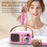 CYBORIS T4 Portable Retro Children Karaoke Speaker 15W Home Entertainment Bluetooth-compatible Speaker with 2 Microphones - Pink - 4