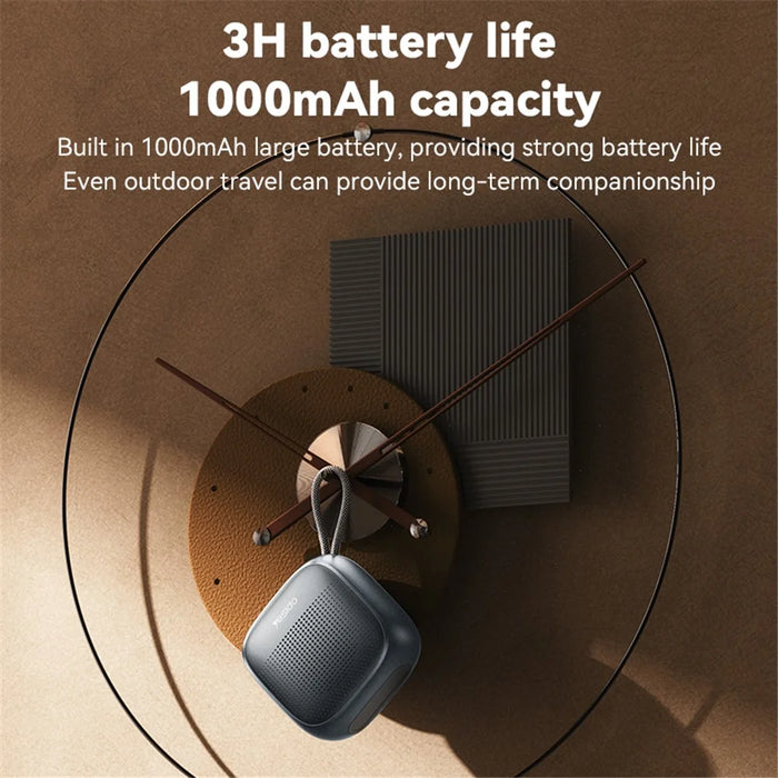 YESIDO YSW24 Portable Mini Speaker, Bluetooth-compatible 5.3 Speaker, CD Diaphragm, 1000mAh Battery - 5