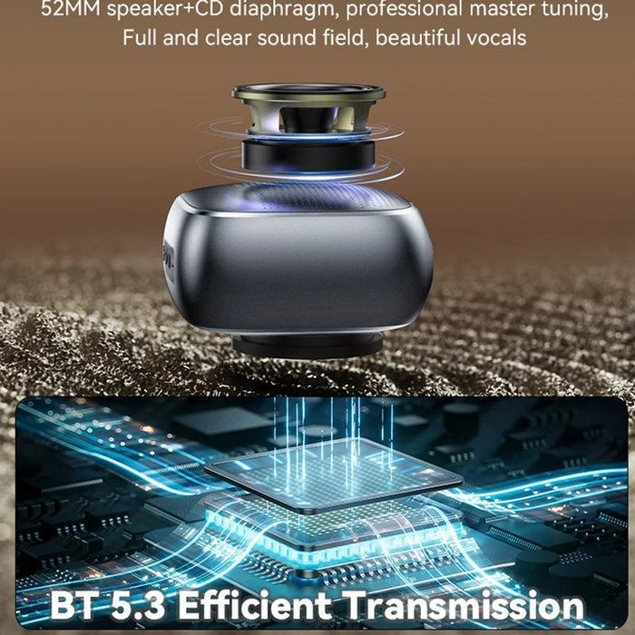 YESIDO YSW24 Portable Mini Speaker, Bluetooth-compatible 5.3 Speaker, CD Diaphragm, 1000mAh Battery - 6