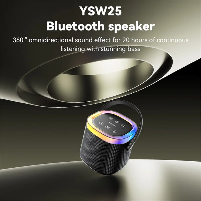 YESIDO YSW25 IP67 Waterproof Bluetooth-compatible Speaker 1800mAh Portable Wireless Speaker with RGB Light - 2