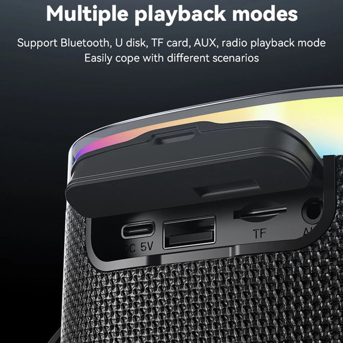 YESIDO YSW25 IP67 Waterproof Bluetooth-compatible Speaker 1800mAh Portable Wireless Speaker with RGB Light - 7