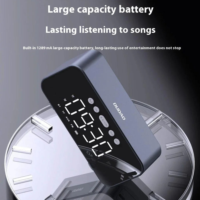 DUDAO Y17 Wireless Bluetooth-compatible Speaker Alarm Clock Multi-Function Home High Volume Subwoofer - 3
