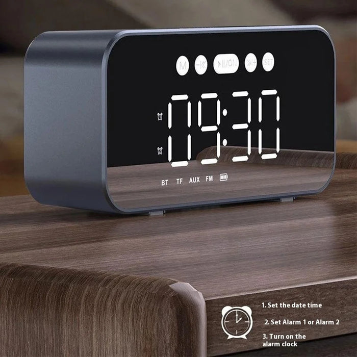 DUDAO Y17 Wireless Bluetooth-compatible Speaker Alarm Clock Multi-Function Home High Volume Subwoofer - 6