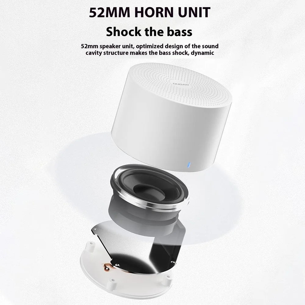 DUDAO Y12 Bluetooth-compatible 5.0 Portable Speaker Lightweight Outdoor Mini Wireless Subwoofer - 5
