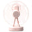 ZAY-L07 Ferris Wheel Water Ripple Bluetooth-compatible Speaker Atmosphere Colorful Light Creative Mini Speaker Home Decor - Pink - 1