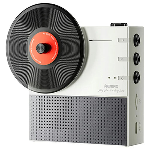 REMAX RB-M79 Retro Wireless Portable Speaker Bluetooth-compatible 5.4 10m Range 1200mAh Speaker - White - 1
