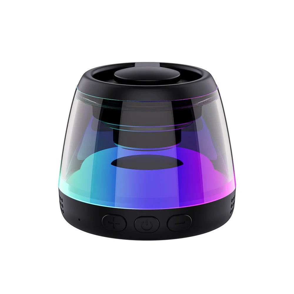 M2 Mini Bluetooth-compatible Speaker RGB Light Magnetic Wireless Audio Device Phone Holder Stand - Black - 2