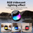 M88 Portable Bluetooth-compatible Speaker RGB Atmosphere Light Gyro Rotation Wireless Loudspeaker - 3