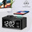 H7 Multifunctional Wireless Charging Bluetooth-compatible Speaker Clock Radio FM Radio with USB Charging - Black  /  US Plug - 5