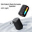 ROCK S56 Fabric Mesh BT Speaker with Ambient Light Stereo Sound Multi-Connection Portable Speaker - 3