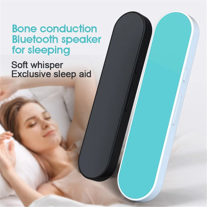 SMB-01A Under Pillow Speaker Wireless Mini Sleep Aid White Noise Bone Conduction Music Box Bluetooth-Compatible Player - Black - 3