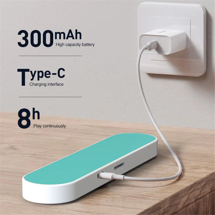 SMB-01A Under Pillow Speaker Wireless Mini Sleep Aid White Noise Bone Conduction Music Box Bluetooth-Compatible Player - Black - 5