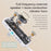SMB-03 Bone Conduction Sleep Speaker Mini Wireless Bluetooth-Compatible Under Pillow Speaker - Grey+White - 6