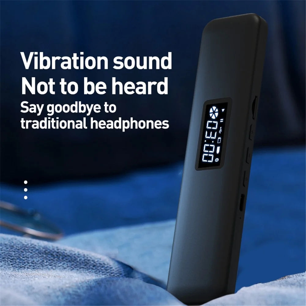 SMB-04 Smart Bone Conduction Bluetooth-Compatible Under Pillow Speaker Sleep Aid Mini White Noise Music Box - Black - 4
