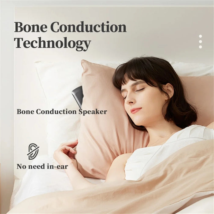 SMB-05 Portable Bone Conduction Sleep Aid Music Box Wireless Bluetooth-Compatible Under Pillow Speaker - Black - 5