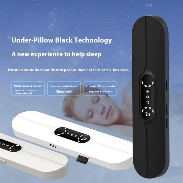 SMB-07 Smart Bone Conduction Sleep Aid Under Pillow Music Box Wireless Bluetooth-compatible Speaker - White - 4