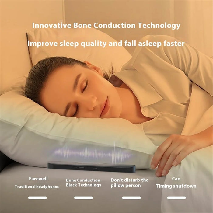 SMB-07 Smart Bone Conduction Sleep Aid Under Pillow Music Box Wireless Bluetooth-compatible Speaker - White - 5
