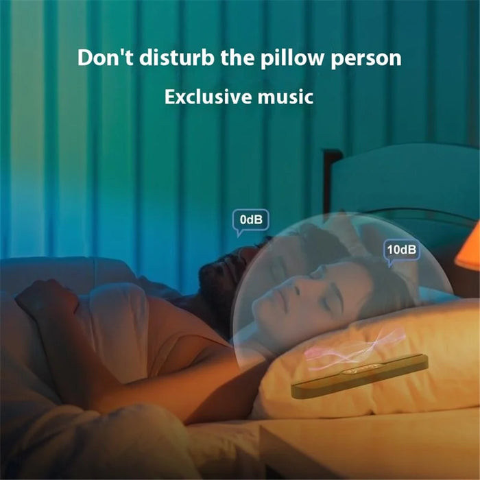SMB-07 Smart Bone Conduction Sleep Aid Under Pillow Music Box Wireless Bluetooth-compatible Speaker - White - 7