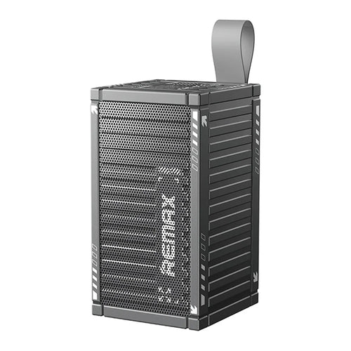 REMAX RB-M23 Wireless Portable Speaker Container Design Bluetooth-Compatible Stereo Loudspeaker - Black - 1
