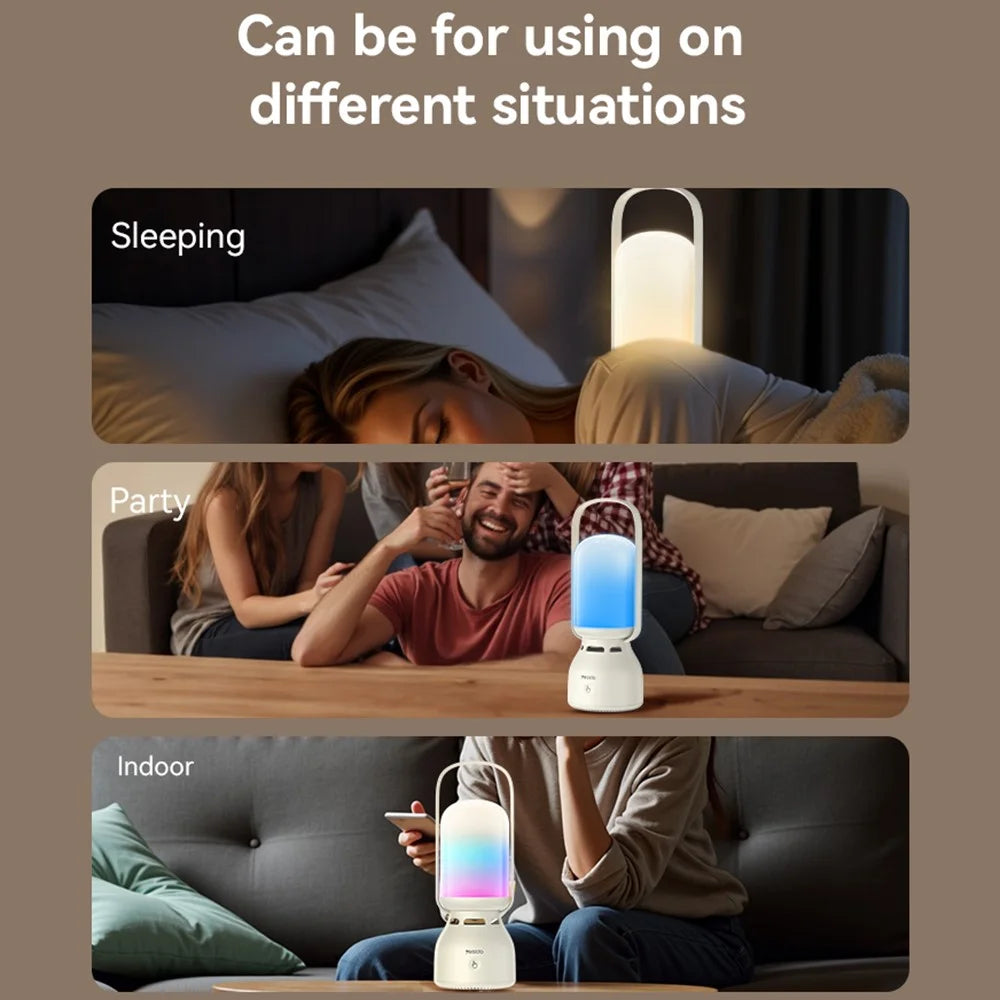 YESIDO YSW26 Outdoor Bluetooth-Compatible Speaker Portable Wireless Music Player with 11 Lighting Modes - 3