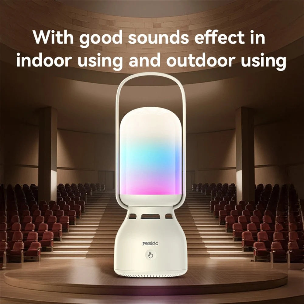 YESIDO YSW26 Outdoor Bluetooth-Compatible Speaker Portable Wireless Music Player with 11 Lighting Modes - 6