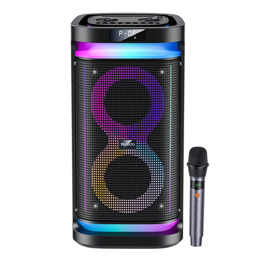 YESIDO YSW29 Outdoor Digital Bluetooth-Compatible Speaker Ambient Light Karaoke System with Microphone - 1