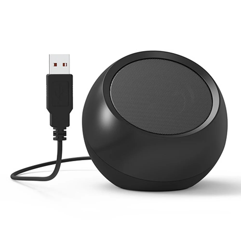 LLR504 USB Mini Subwoofer Portable 5W Speaker Computer Sound Box with 115cm Cable - 1