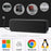 LLR055 USB Mini Soundbar 2 x 3W Wired Computer Speaker Dual Drivers for Desktop  /  Laptop  /  PC - 6