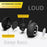 LLR096 Ball Shape USB Mini Desktop Speaker 5W Wired Subwoofer with RGB Light for PC Laptop - 4