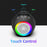 LLR096 Ball Shape USB Mini Desktop Speaker 5W Wired Subwoofer with RGB Light for PC Laptop - 5