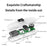 QY10 Bone Conduction Speaker Wireless Sleep Soundbox Mini Pillow Speaker - White - 3
