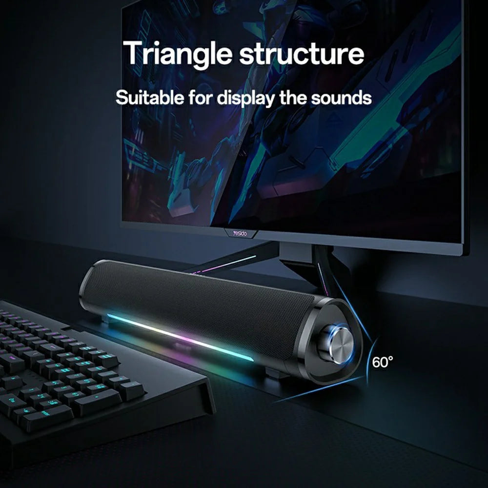 YESIDO YSW27 Wireless Speaker Audio System Sound Amplifier with Lighting for Home Entertainment - 3