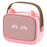 T99 Children Karaoke Speaker with Dual Microphone Multi Light Modes Bluetooth-Compatible Audio System - Pink - 2