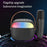 H08 Bluetooth-Compatible Karaoke Speaker with Microphone RGB Light Portable Audio System for Outdoor / Home KTV - White - 7