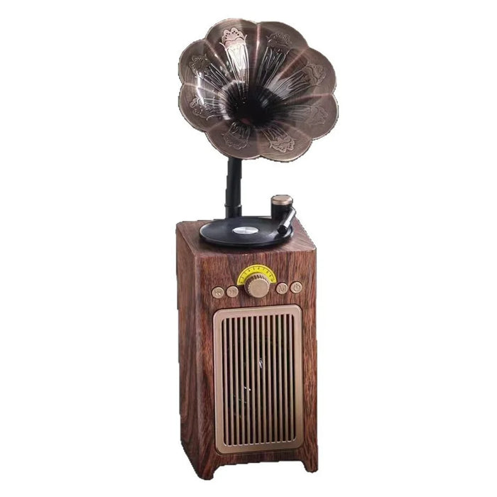 H3 Retro Gramophone Design Bluetooth-Compatible Speaker Wireless Desktop Sound Box - 1