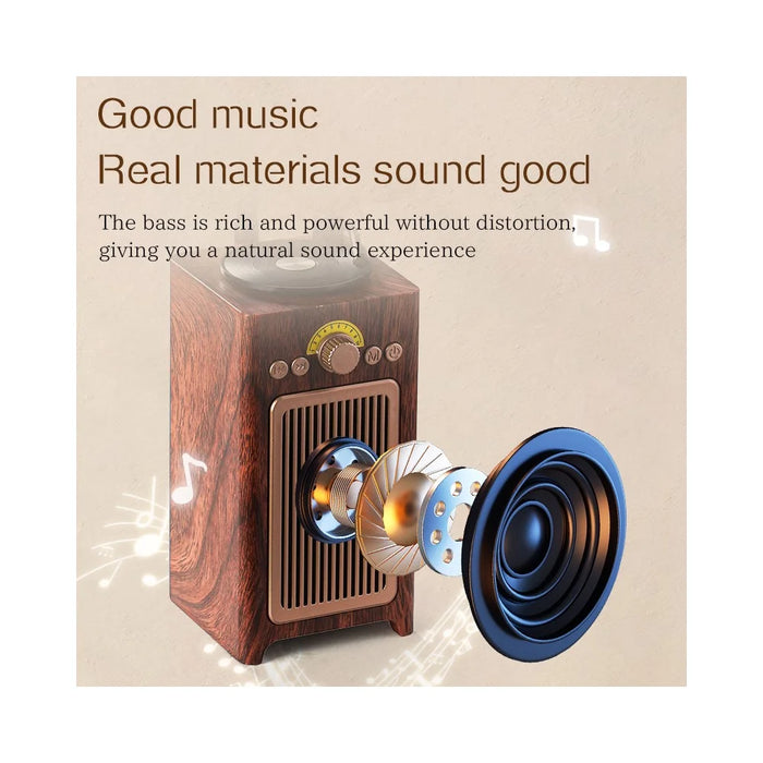 H3 Retro Gramophone Design Bluetooth-Compatible Speaker Wireless Desktop Sound Box - 4