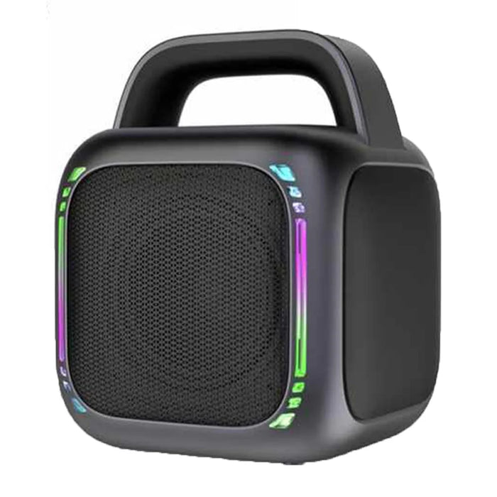 MS6 50W Portable Bluetooth-Compatible Speaker with RGB Light IPX7 Waterproof Outdoor Subwoofer - 1