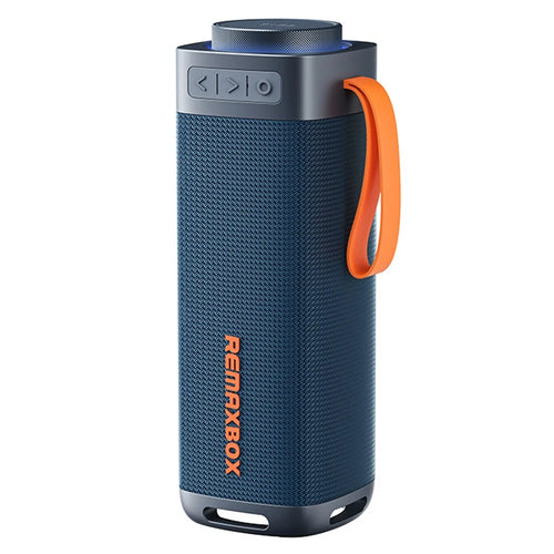 REMAX RB-M22 Portable Wireless Bluetooth-Compatible Speaker with RGB Lighting TWS Pairing - Blue - 1